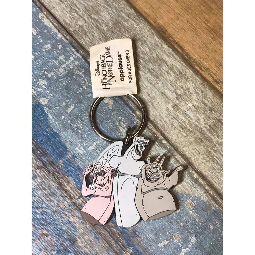 The Hunchback of Norte Dame Gargoyles keychain Disney Vintage NWT